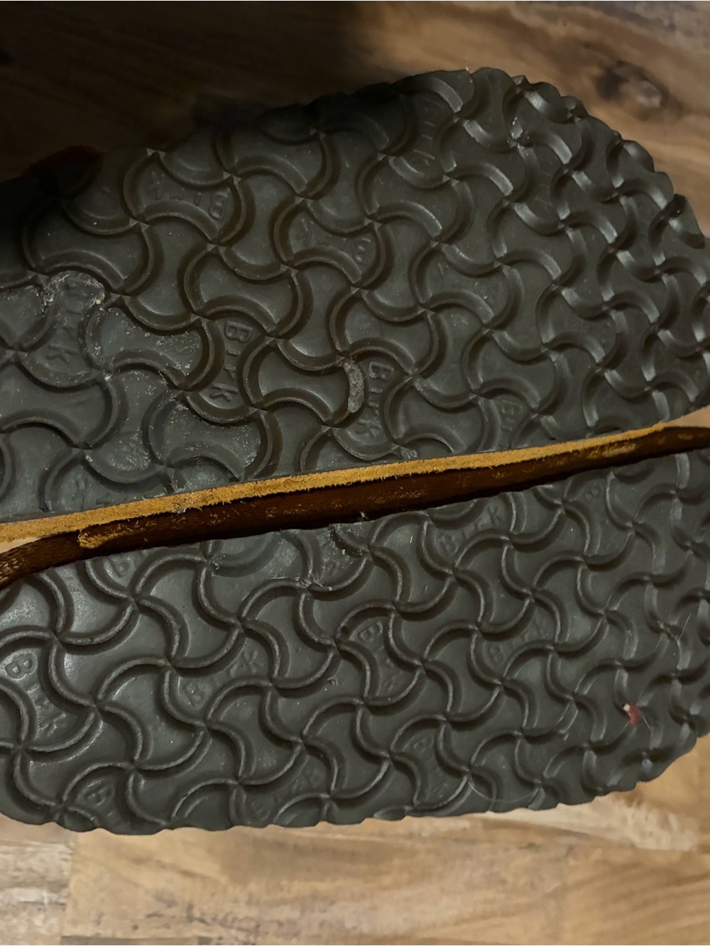 Birkenstock Suede Boston Clogs in Cognac Brown - Picture 3 of 3